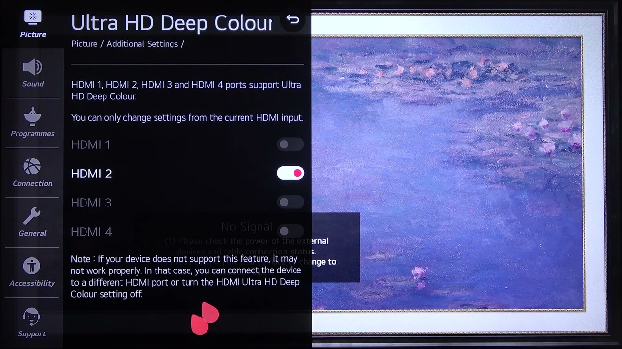 LG NanoCell TV - Как включить или отключить HDMI Ultra HD Deep Color? LG 4K LED Smart TV (49NANO867N