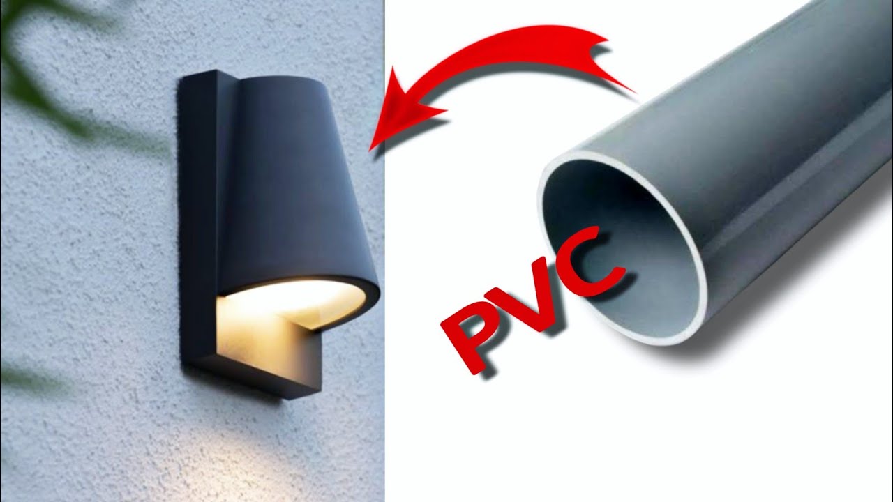 LUXURY DOWN LIGHT MAKE PVC  DIY VIDEO || CM TECHVLOG