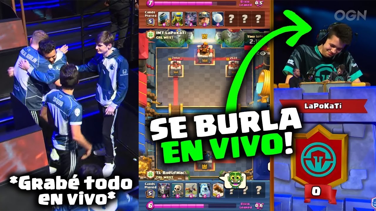 SALSEO ROYALE: PROBLEMAS EN LA CRL WEST (GRAB&Eacute; TODO EN VIVO) - DrekzeNN - Clash Royale
