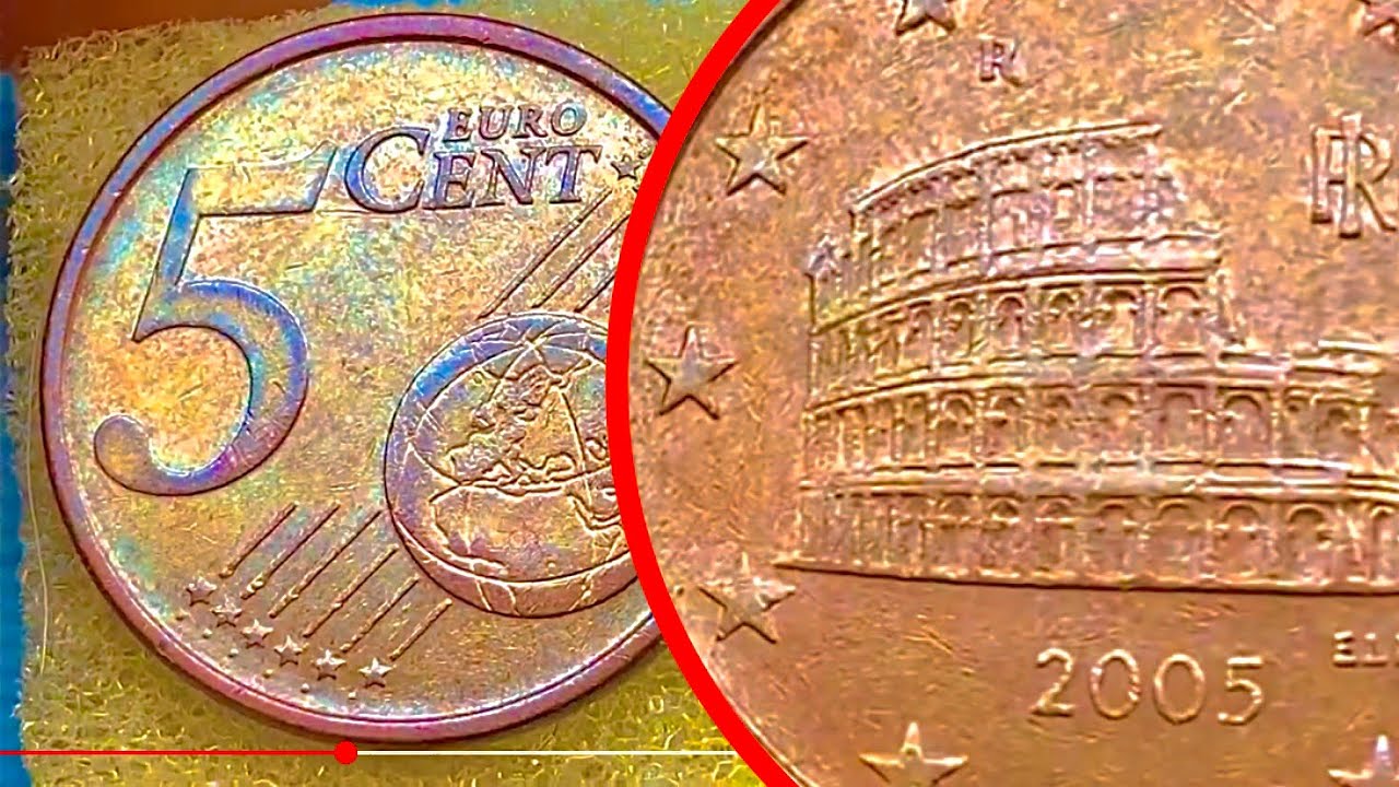 Italy 5 cent 2005 eurocoins 70.000.000