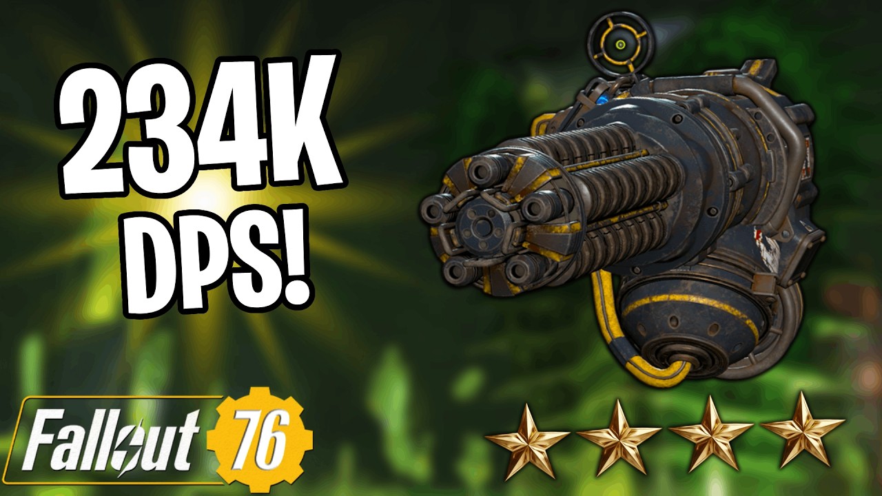 Gauss Minigun Is The New Meta Again🔥- Fallout 76 (Human/Ghoul)