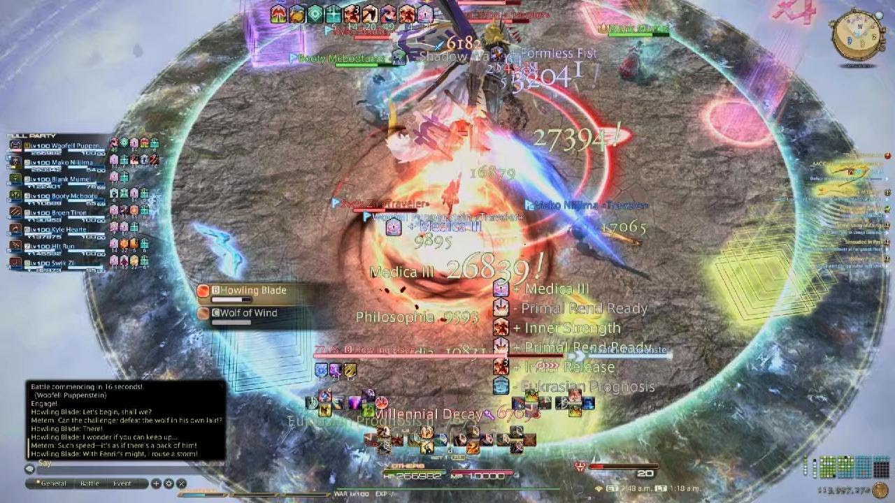 Final Fantasy XIV: M8S My First Clear (Warrior POV)