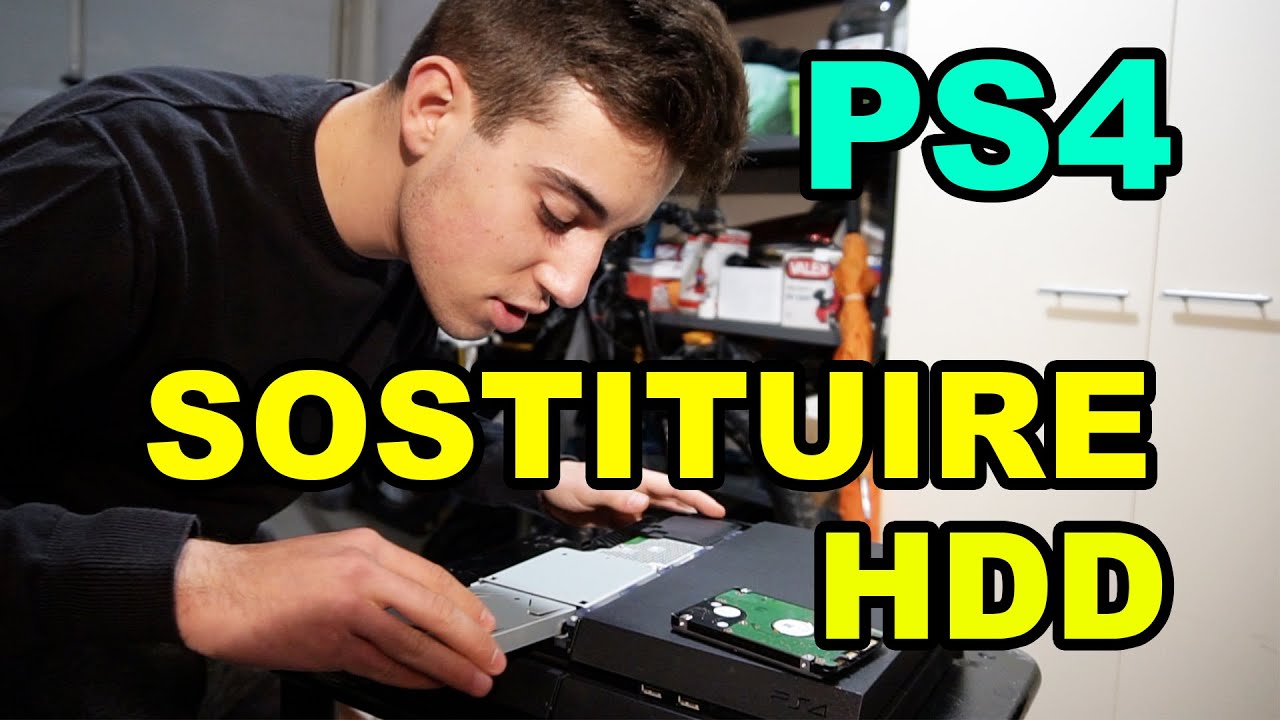 Come CAMBIARE L'HARD DISK della PS4