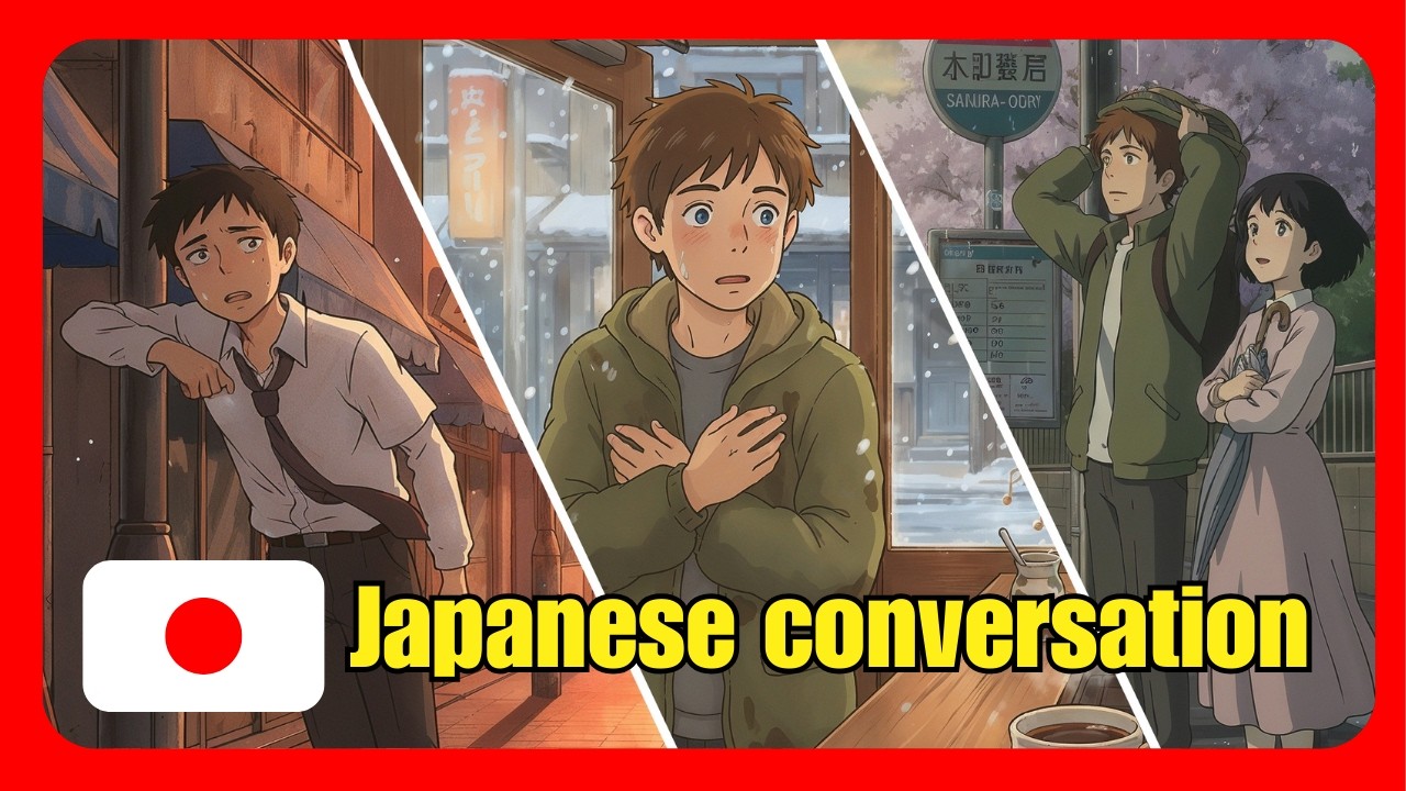 Slow Japanese Listening Practice | Weather Dialogues Compilation (JLPT N5)