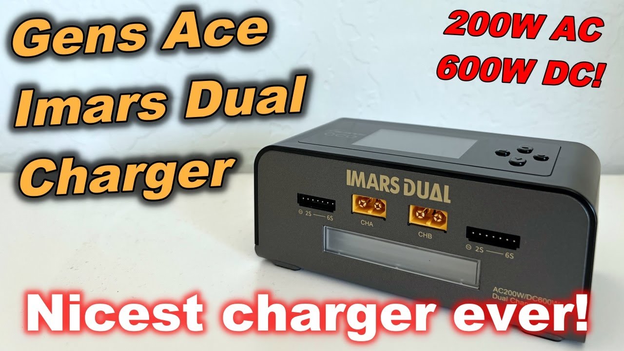 Gens Ace Imars Dual Charger / Dual channel / Best quality RC LiPo charger ever!