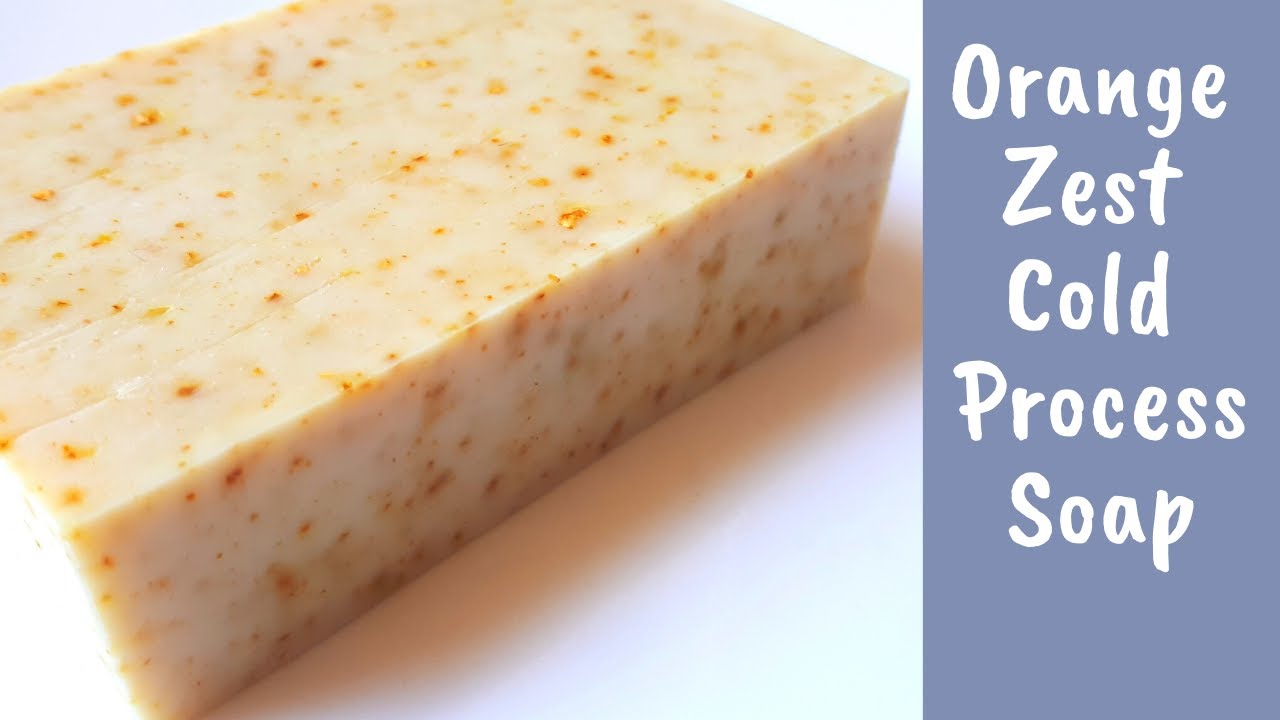 Orange Zest Cold Process Soap