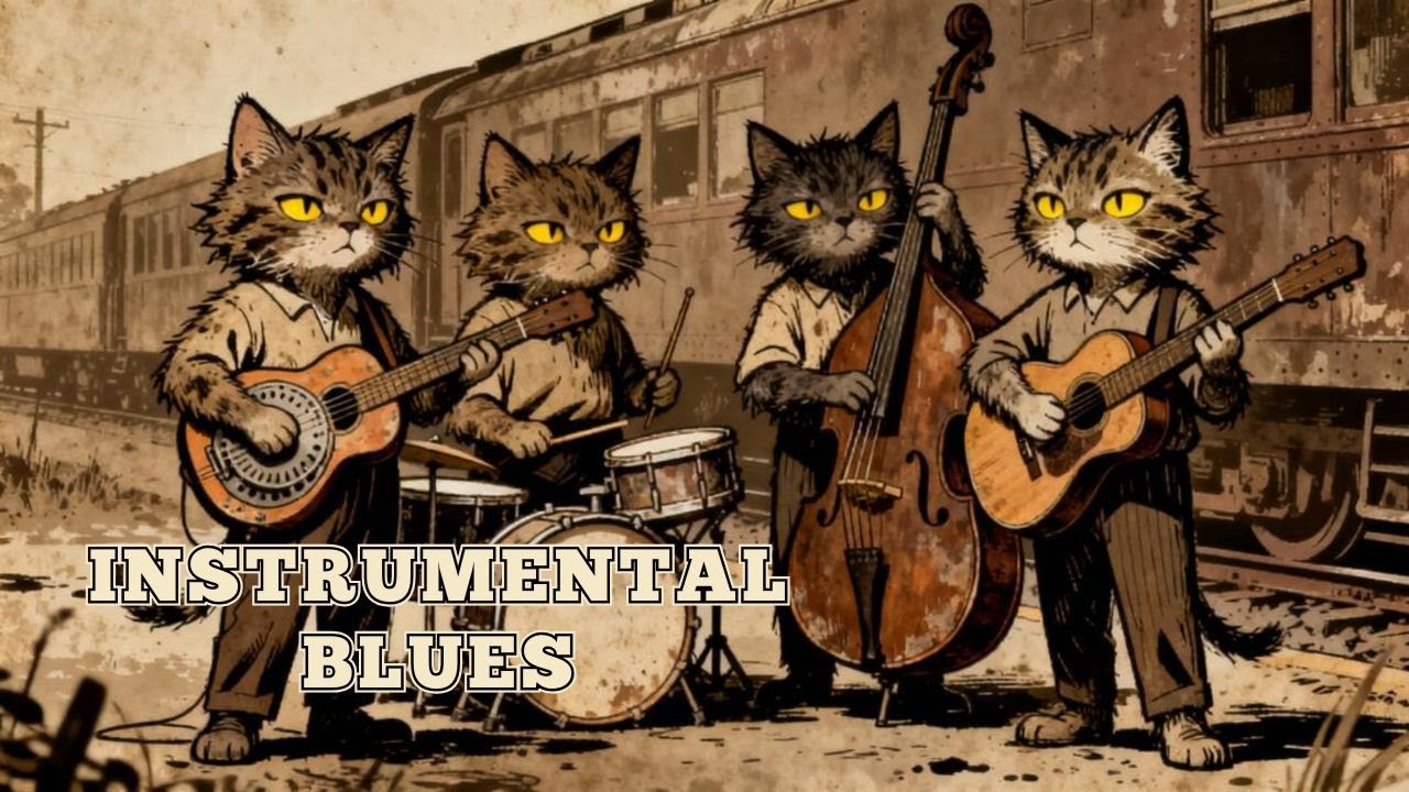 DEEP Louisiana Delta Blues - Instrumental Blues Loop for Focus & Relax