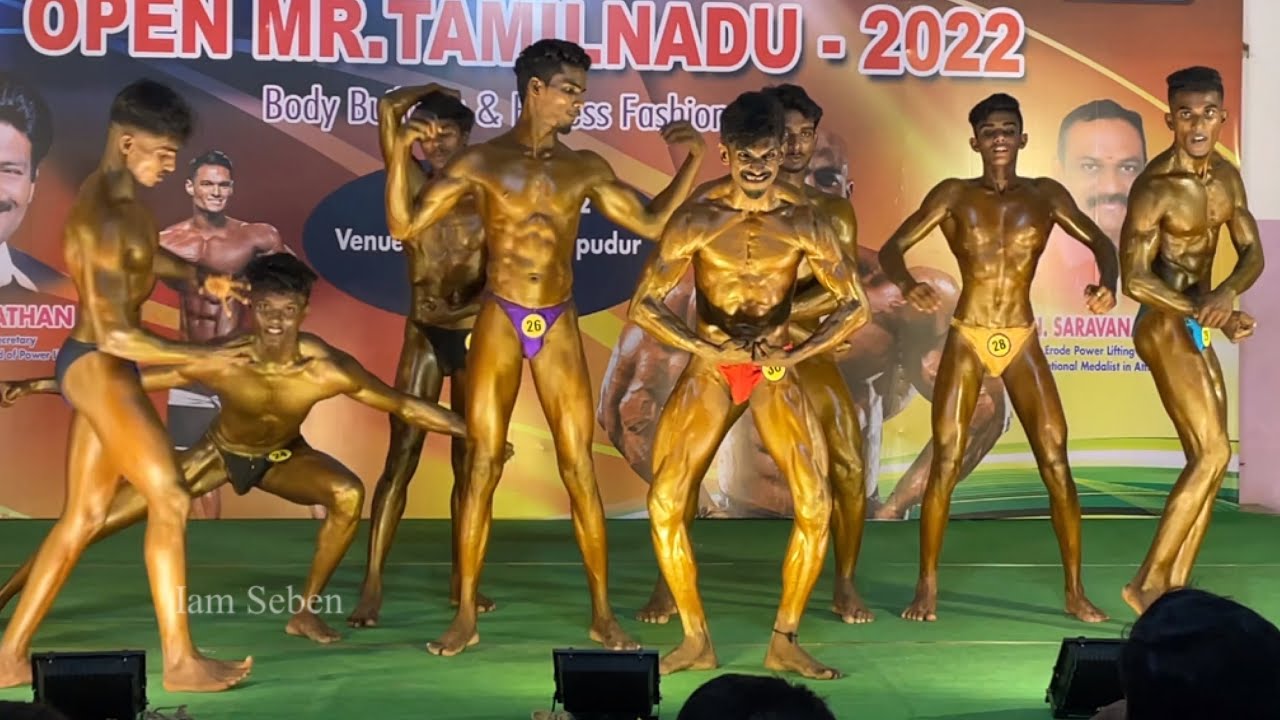 Sub - Junior IFF /WFF Open Mr.Tamilnadu 2022 at Kavindapadipudur, Erode By Saravana Fitness