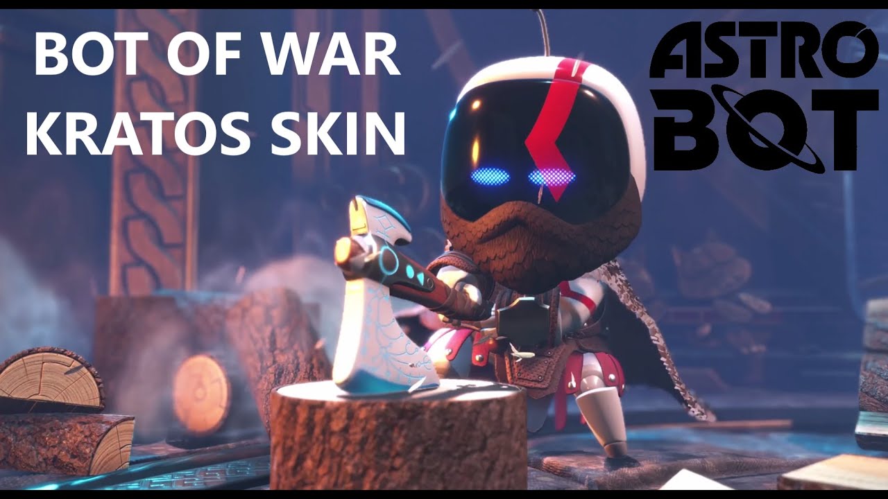Playing as Kratos on Astro Bot -  Bot of War (Tentacle System) (Full Gameplay) (PS5)