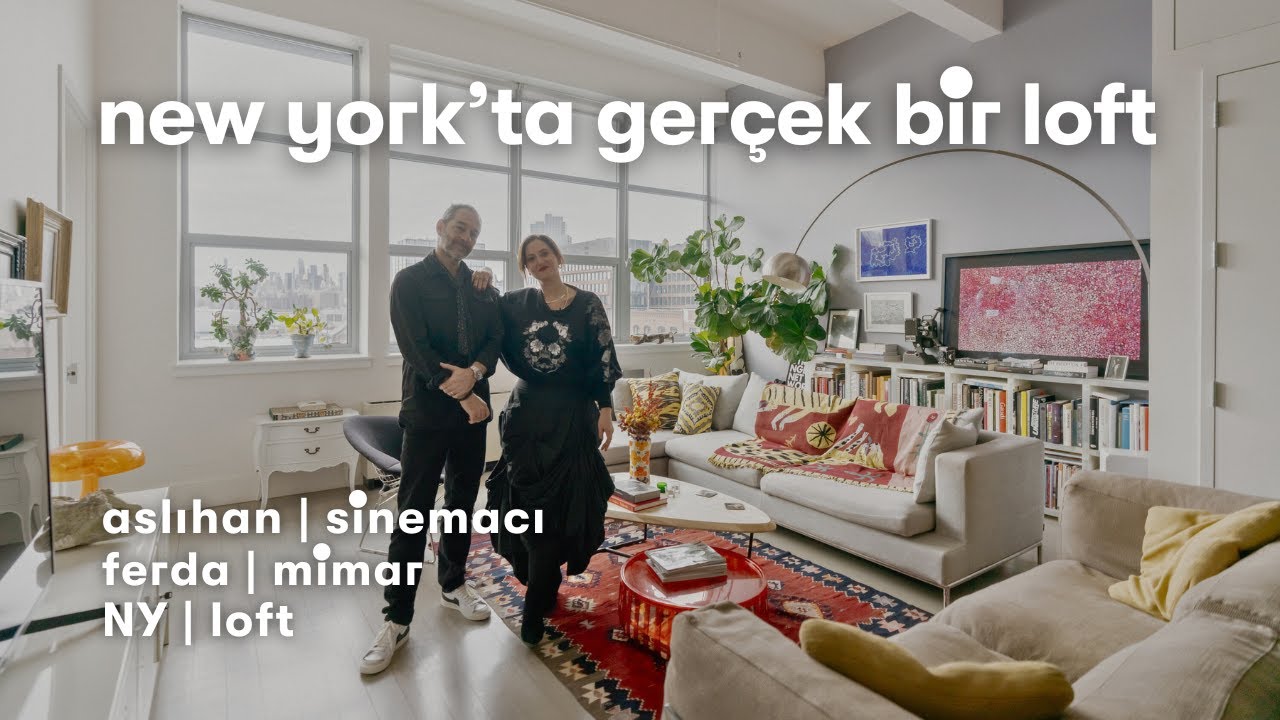 İkonik New York Manzaralı Loft: Aslıhan ve Ferda&rsquo;nın Evi