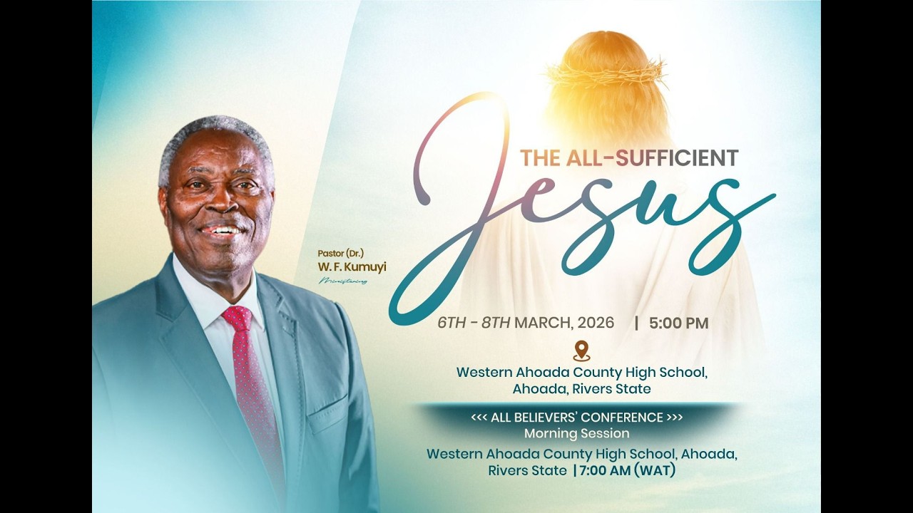 The All-Sufficient Jesus - TWI || Day 1