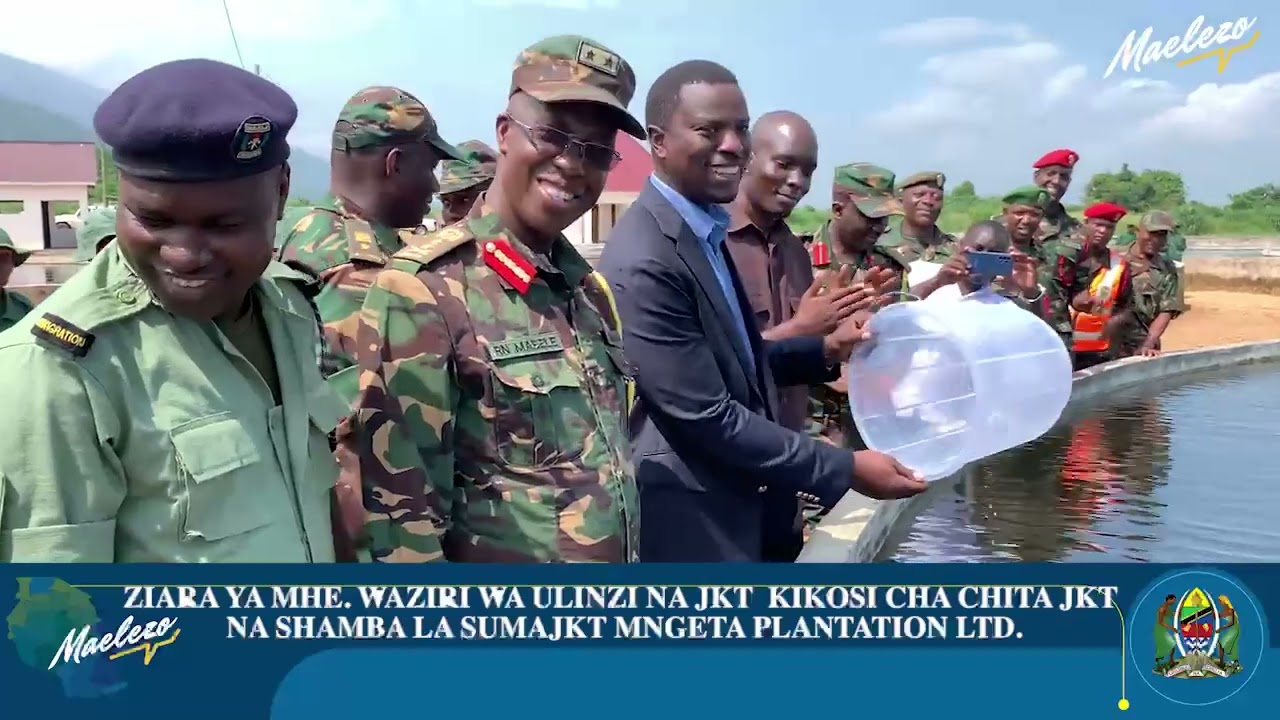 ZIARA YA MHE WAZIRI WA ULINZI NA JKT KIKOSI CHA CHITA JKT NA SHAMBA LA SUMAJKT MNGETA PLANTATION LTD
