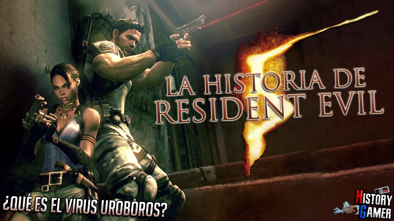 HISTORIA de Resident Evil 5  🧑🏿│ La muerte de Jill Valentine (VIRUS UROBOROS)