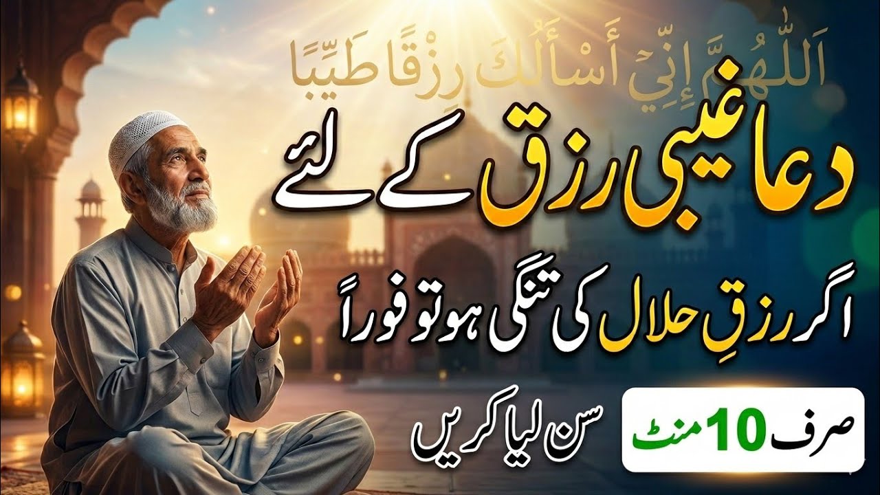 Morning live wazayef. Dua e RIZAQ ghibe madad. K ly. 