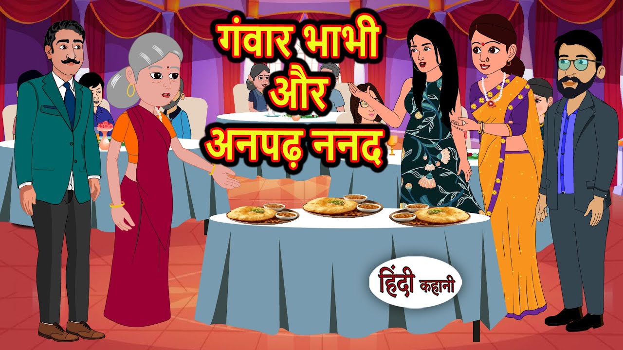 गंवार भाभी और अनपढ़ ननद | Stories in Hindi | Kahani | Bedtime Stories | Fairy Tales | Kidlogics