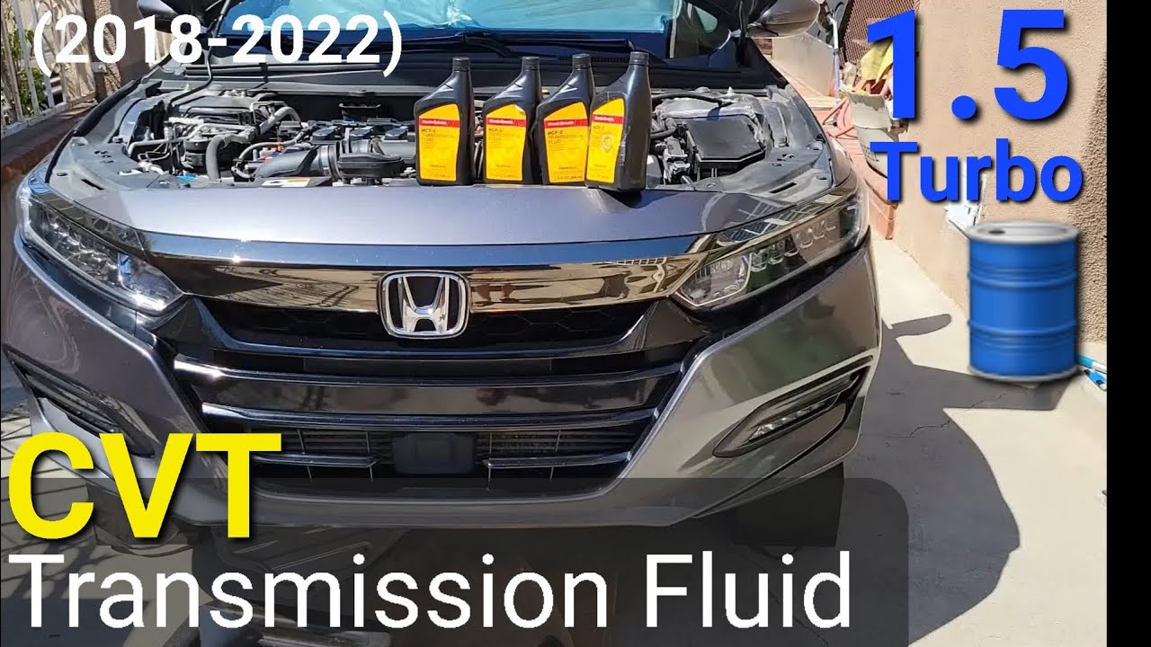 Замена масла в трансмиссии CVT Honda Accord CR-V (1,5 л турбо) 2018-2024 гг.
