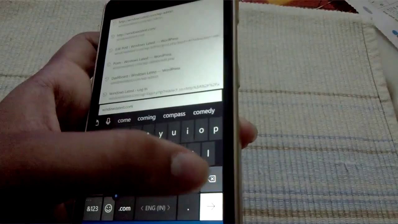 Windows 10 Mobile Build 14291 major keyboard bug on Lumia 640