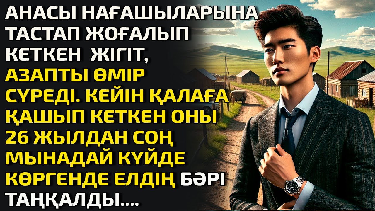 АНАСЫ НАҒАШЫЛАРЫНА ТАСТАП ЖОҒАЛЫП КЕТКЕН  ЖІГІТ АЗАПТЫ ӨМІР СҮРЕДІ. ҚАЛАҒА ҚАШЫП КЕТКЕН ОНЫ 26 ЖЫЛДА