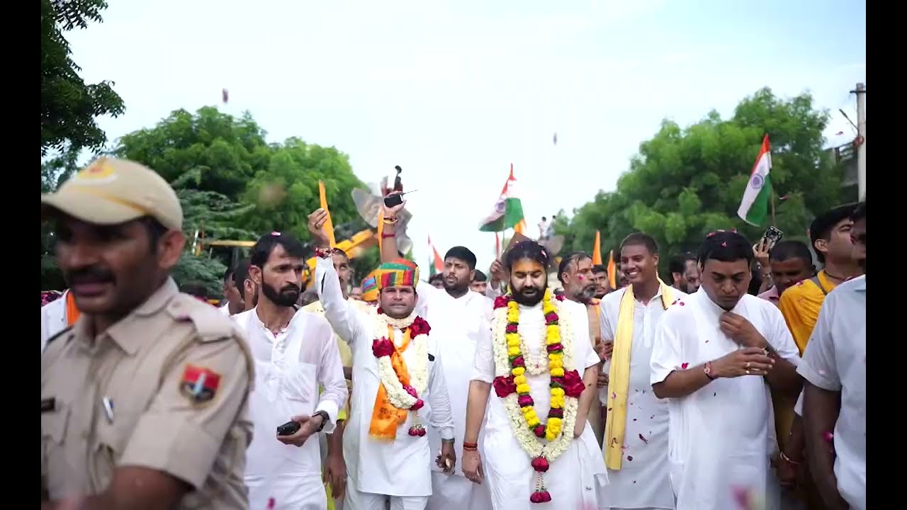 श्री निम्बार्कतीर्थ चतुर्थ  पदयात्रा #nimbarksampraday#nimbarktirth @jagadgurunimbarkacharya 