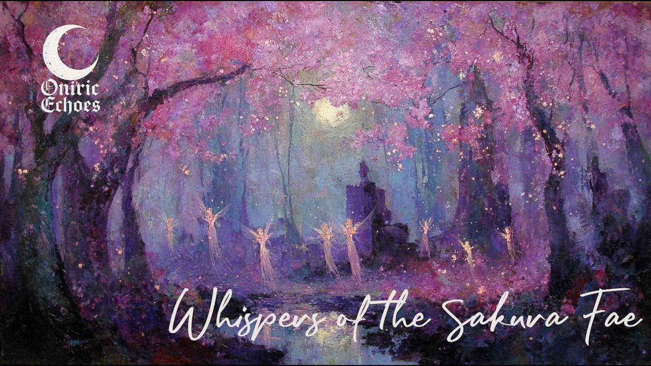🌸🧚 Whispers of the Sakura Fae — Fairy Forest Ambient Music for RPG, Writing & Relaxation (1 Hour)