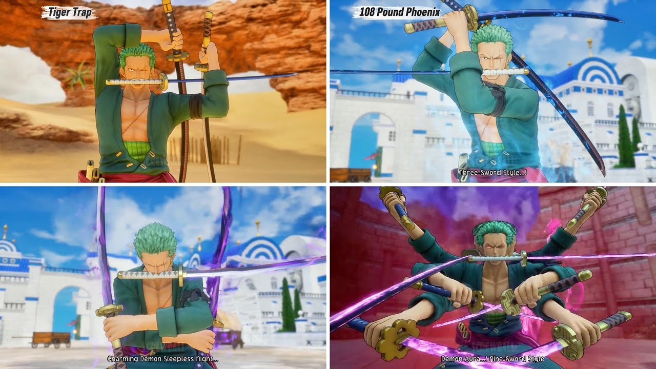 One Piece Odyssey  - Zoro's Rarest Skill Attack Animations Showcased