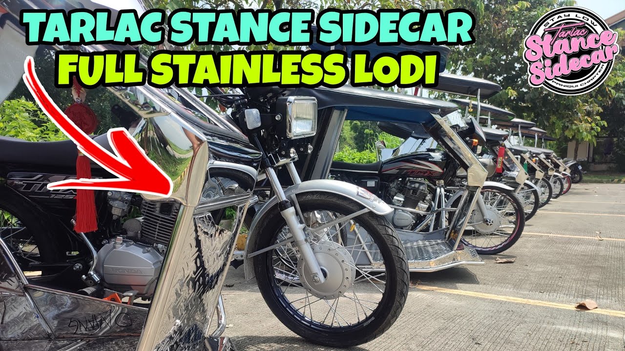 HONDA TMX 125/155  TARLAC STANCE SIDECAR - Puro Stainless Mga Sidecar Nila - VICSAN TAKEGAWA SAKALAM