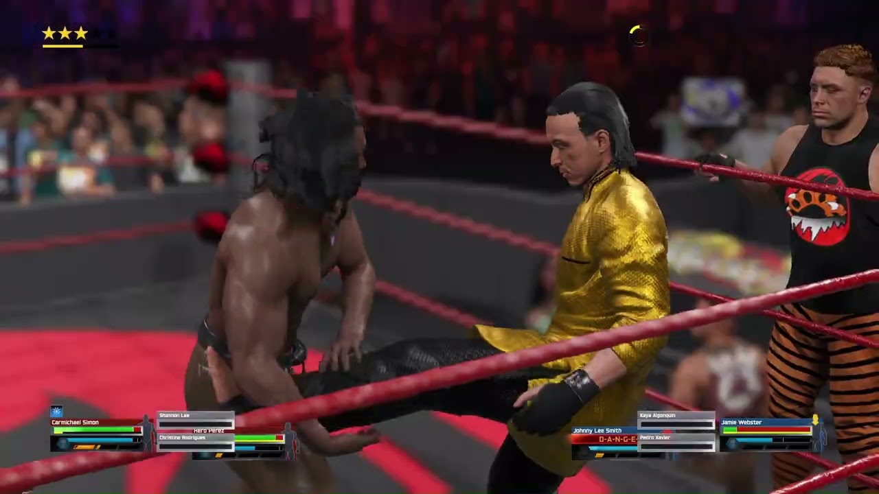 WWE 2K25:  WMAC:  Season 2: Episode 243:  Fight 3:  Loong Awaited v Predators