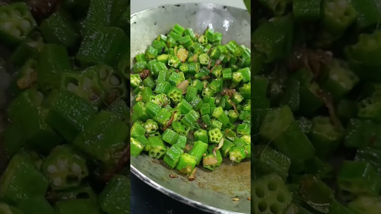 Bhindi ki sabji😇😋#ladyfinger#cooking#bhindifry#myhobbymylifestyle🤗#yummy#food#delicious#bhindirecipe