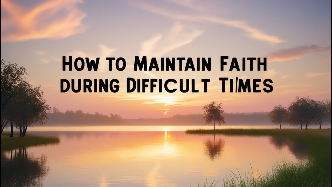 A message from Allah | How to Maintain Faith During Difficult Times | Lesson from Quran