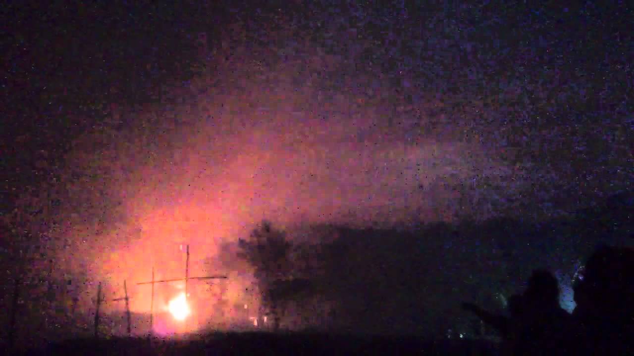 Parakkottukavu Thalappoli 2012 - Padinjattumuri evening fireworks