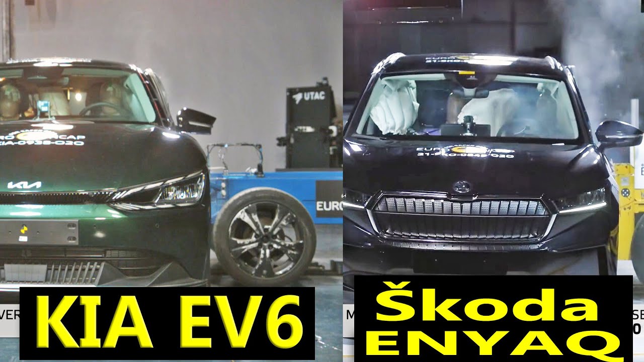 KIA EV6 vs Škoda Enyaq iV  Crash & Safety Test