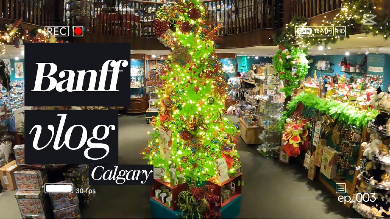 캘거리 Banff 구경(기념품샵 위주) 브이로그(Calgary to Banff Sightseeing Vlog (Focused on Souvenir Shops))