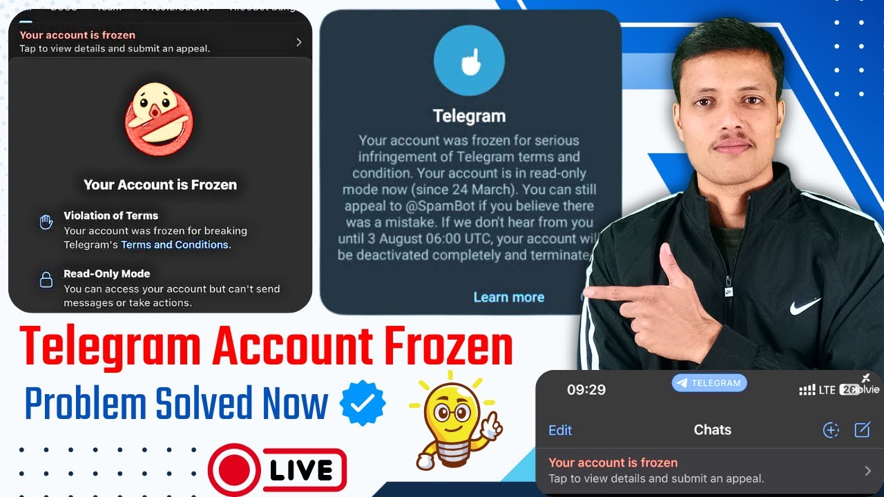 How to Unfreeze Telegram Account | Problem Solved 100% | Telegram Account Frozen?