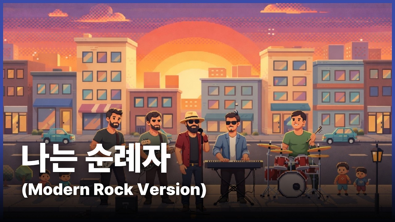 [👉풀버전듣기👈]지친 세상속에서 소망을 주는 찬양 | 나는 순례자(I am a pilgrim)(Modern Rock Version)