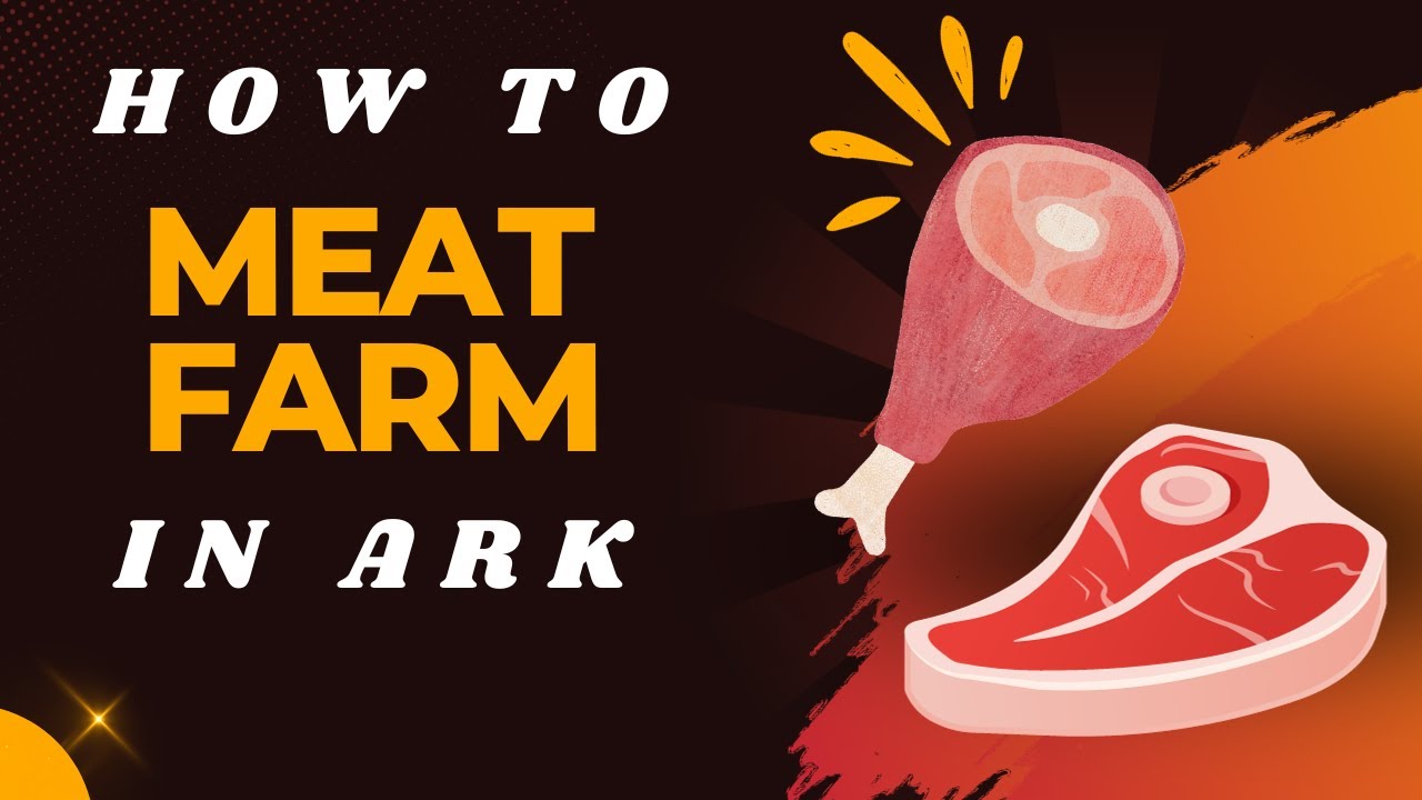 How To Make A Simple Meat Farm In ARK !!
