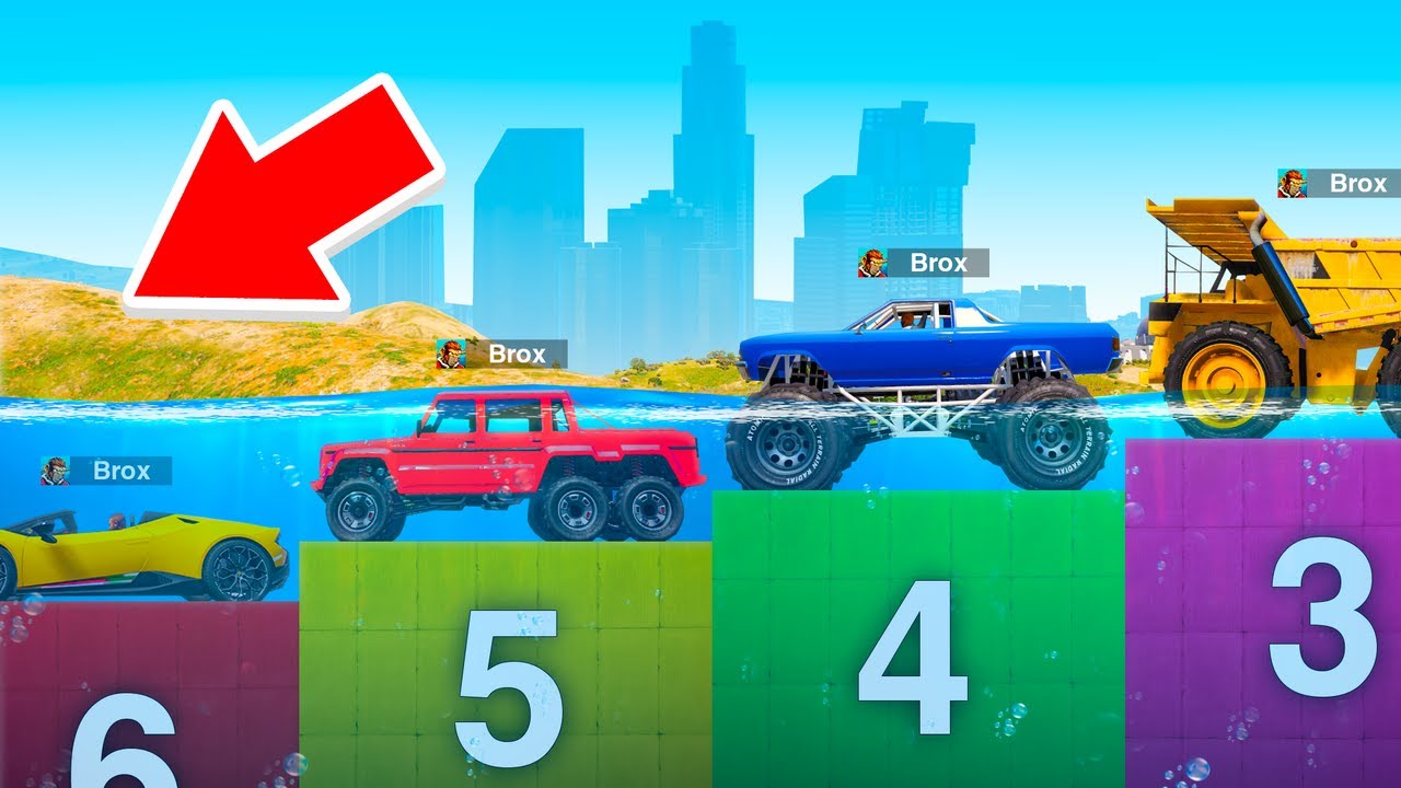 Welches AUTO überlebt das WASSER EXPERIMENT in GTA 5?