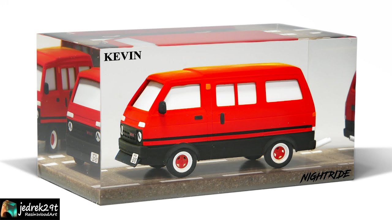Car in Epoxy Resin / Kevin From @NIGHTRIDEPL / RESIN ART