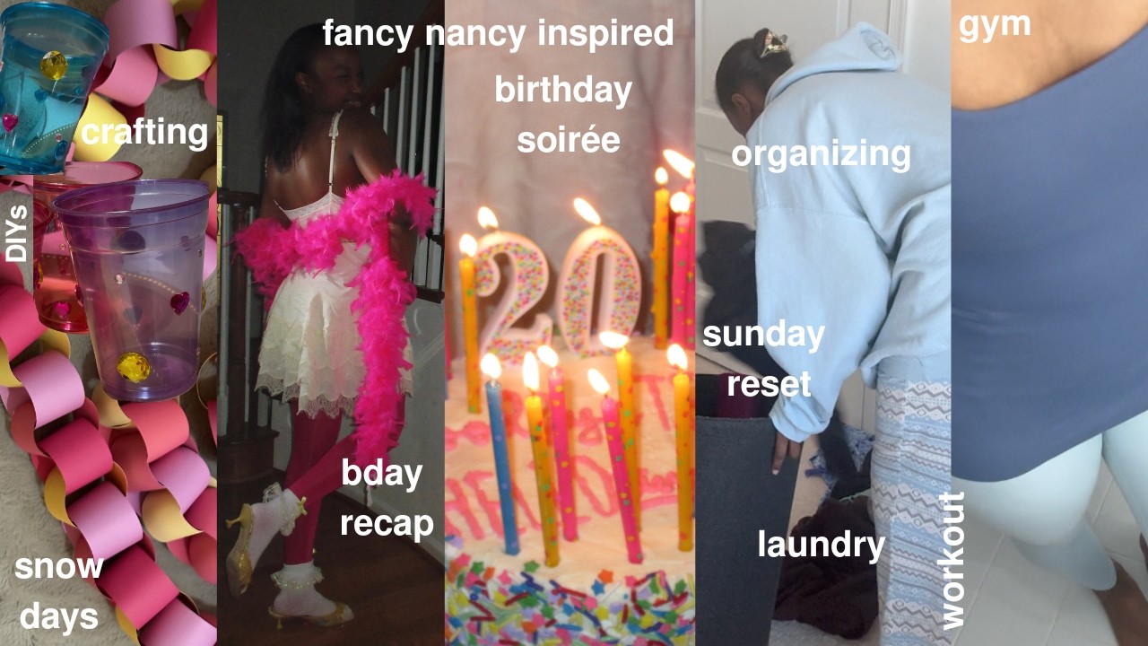 end of jan: snow, i'm 20!, my fancy nancy birthday party, & getting my life together