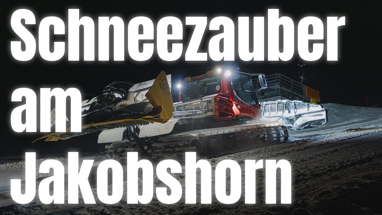 ❄️ Pistenbully 400 – Pistenpräparierung am Jakobshorn ⛷️
