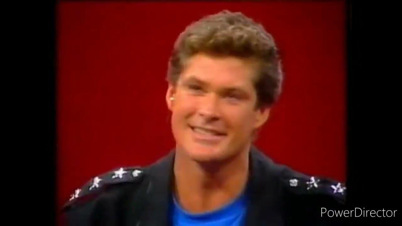 Crazy for you - David Hasselhoff bei Wetten dass