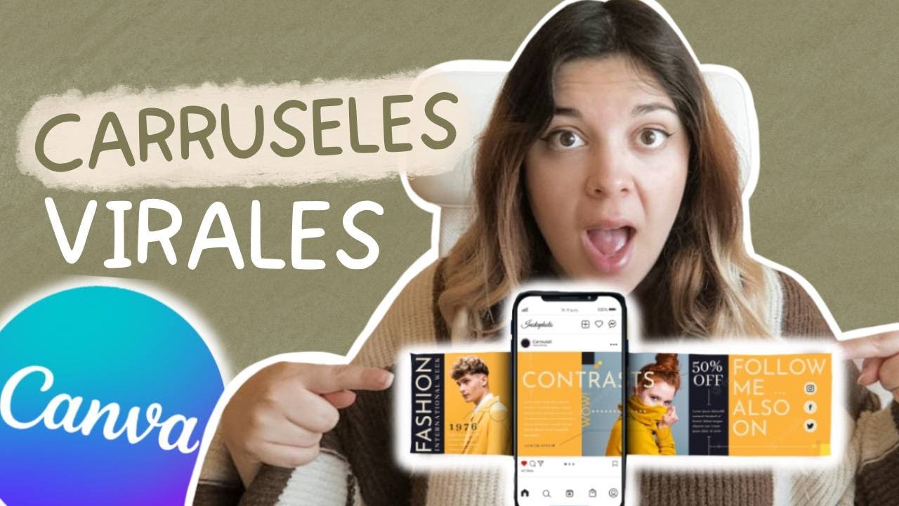 ✅Cómo hacer CARRUSELES VIRALES en CANVA [Tutorial Paso a Paso] 📝