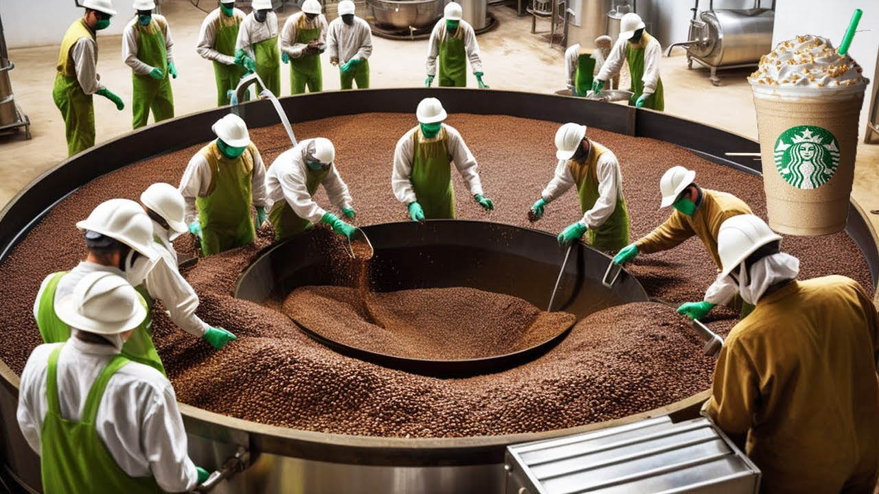 How Starbucks Coffee is Made in Factory - Inside Starbucks Coffee Production