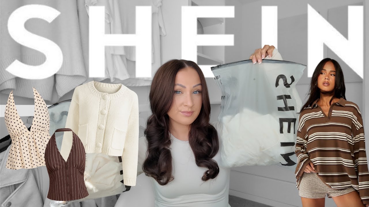 Осенняя примерка SHEIN 2025 🍂 *новинки*: трикотаж, полосатые топы, горошек и аксессуары