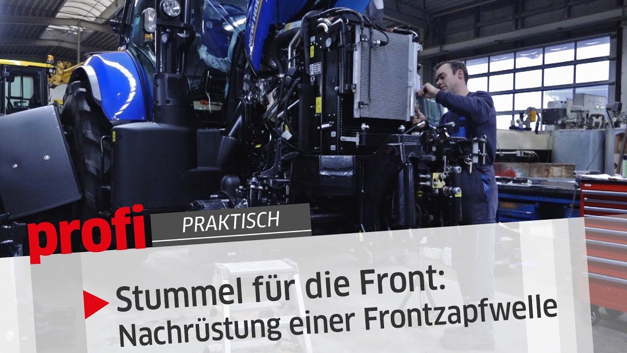 Stummel für die Front: Nachrüstung einer Frontzapfwelle | profi #Praktisch