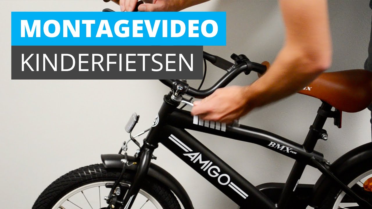 Montagevideo Kinderfietsen