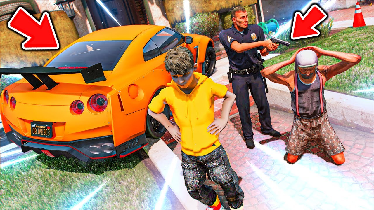 GTA V #66 ( الولد المشاغب ) 😰ابوي دخل السجن