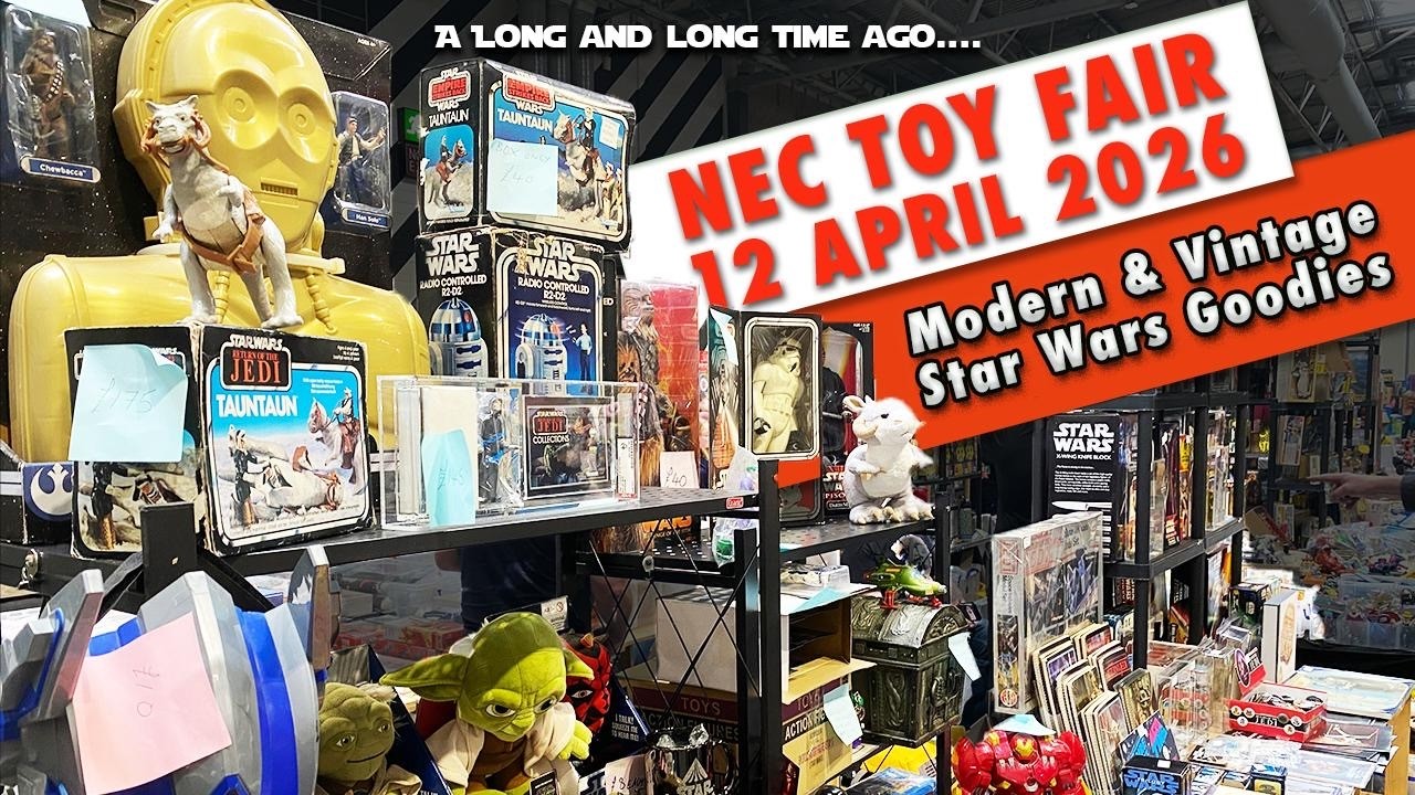 Поиск игрушек по мотивам &laquo;Звездных войн&raquo; на выставке NEC Toy Fair &mdash; 12 апреля 2026 года