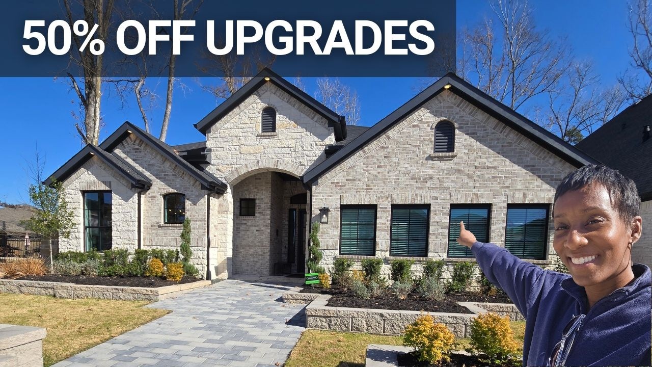Would you live in this Chesmar Home? | 50% Off Upgrades Incentive | Houston Home Tours