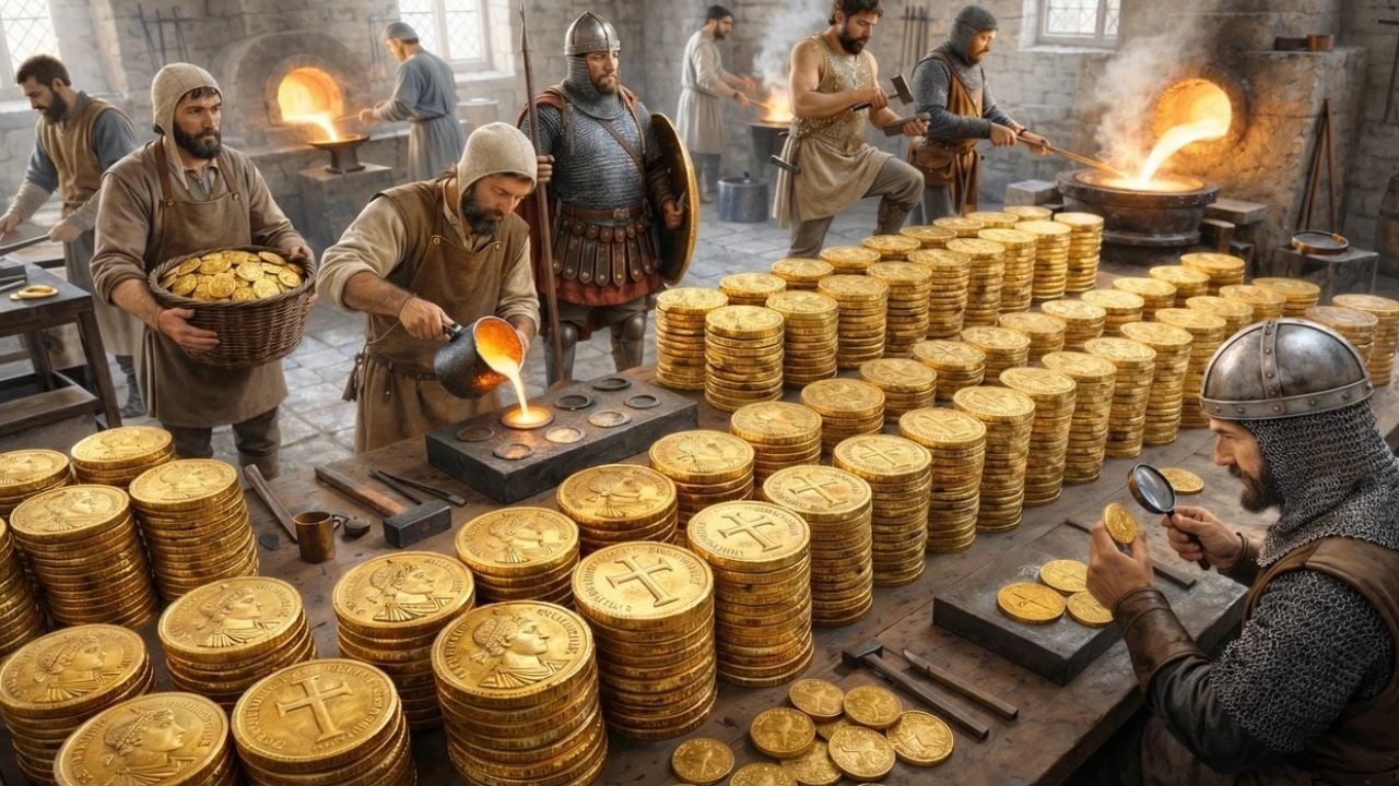 Inside the Roman Solidus Mint: The Gold Coin That Stabilised an Empire (Full Process)