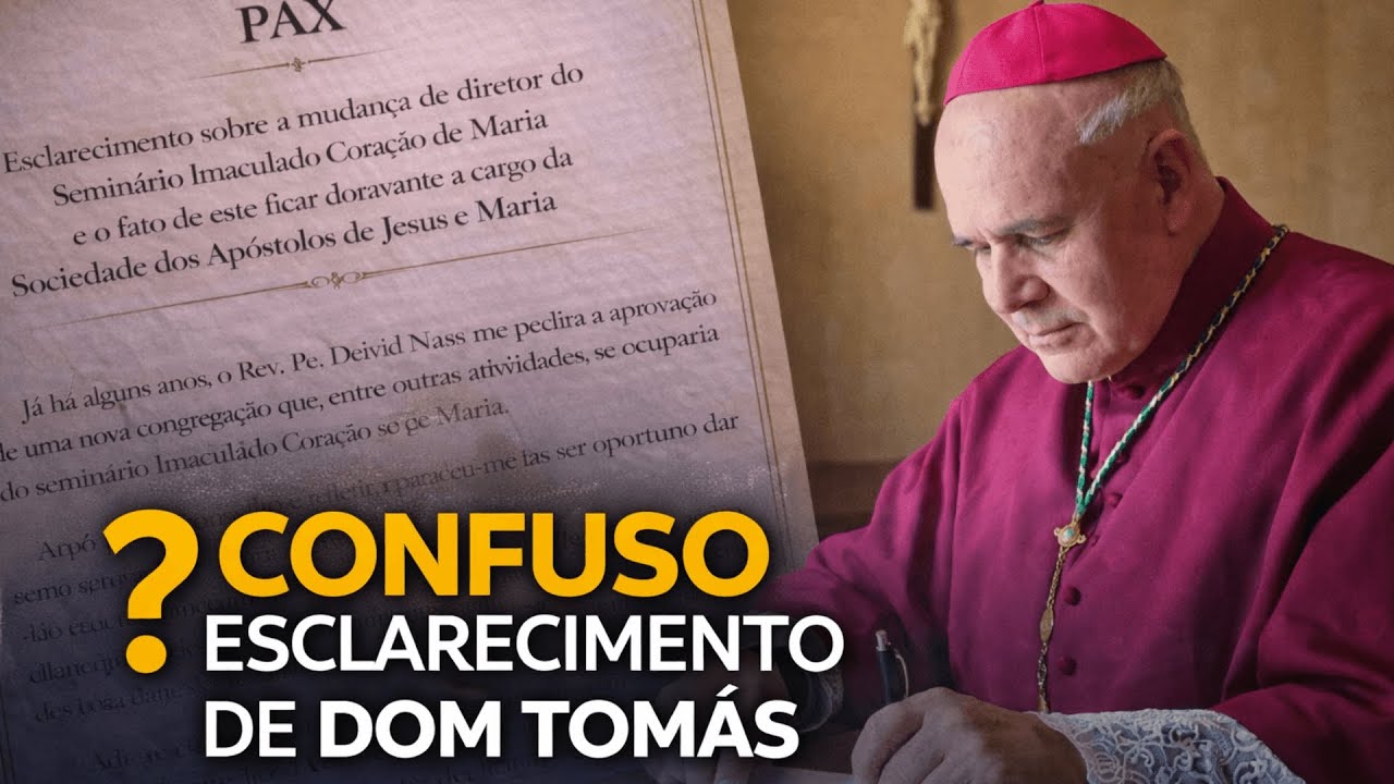 O CONFUSO ESCLARECIMENTO DE DOM TOMÁS: Nova Nota do Mosteiro da Santa Cruz sobre o Padre Deivid Nass